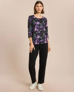 Best Shirt mit Liliendruck Shirts & Tops