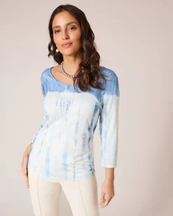 Sale Shirt mit Mandala-Druck und Spitze Shirts & Tops