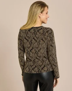 Sale Shirt mit Ornament Jaquard Shirts & Tops