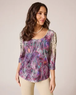 Clearance Shirt mit Paisley-Druck Shirts & Tops