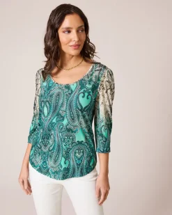 Clearance Shirt mit Paisley-Druck Shirts & Tops