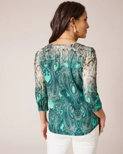 Clearance Shirt mit Paisley-Druck Shirts & Tops