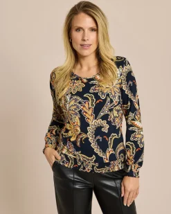 Discount Shirt mit Paisleydruck Shirts & Tops