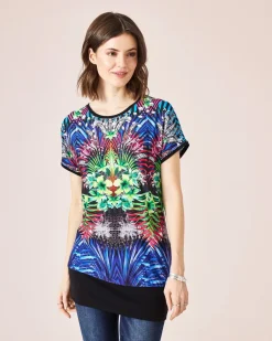 Shirt mit Palmen-Print Shirts & Tops