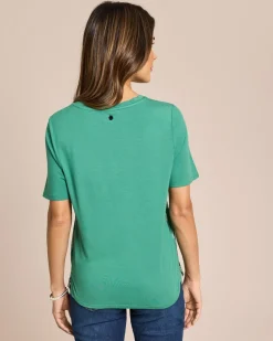 Outlet Shirt mit platziertem Druck Shirts & Tops