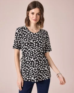 Discount Shirt mit Punktedruck Shirts & Tops