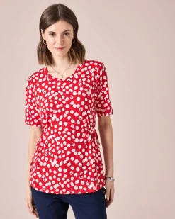 Discount Shirt mit Punktedruck Shirts & Tops