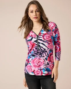 New Shirt mit Reißverschluss Shirts & Tops