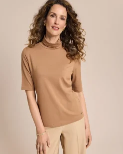 New Shirt mit Rollkragen halbarm Shirts & Tops