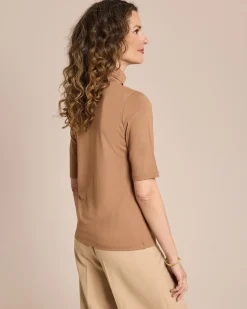 New Shirt mit Rollkragen halbarm Shirts & Tops