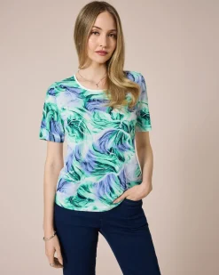 Best Shirt mit Rosen-Aquarell-Druck Shirts & Tops