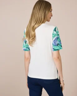Best Shirt mit Rosen-Aquarell-Druck Shirts & Tops