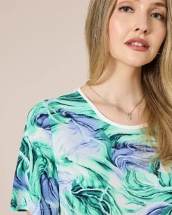Best Shirt mit Rosen-Aquarell-Druck Shirts & Tops