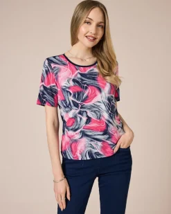 Best Shirt mit Rosen-Aquarell-Druck Shirts & Tops