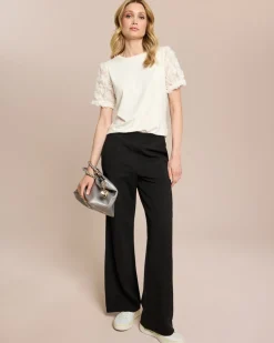 Online Shirt mit Rosendetails am Ärmel Shirts & Tops