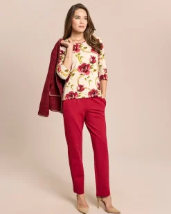 New Shirt mit Rosen-Kettendruck Shirts & Tops