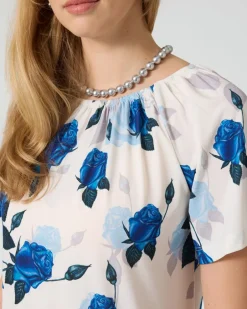 Hot Shirt mit Rosen-Print Shirts & Tops