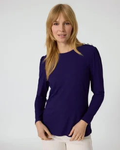 Sale Shirt mit Silberknöpfen Shirts & Tops