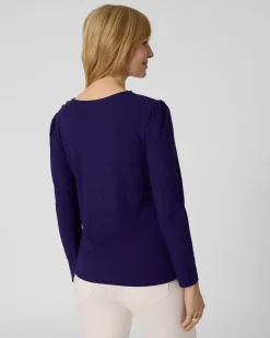 Sale Shirt mit Silberknöpfen Shirts & Tops