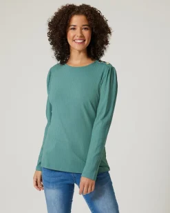 Sale Shirt mit Silberknöpfen Shirts & Tops