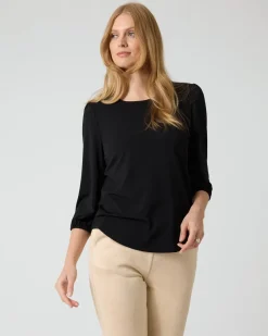 Outlet Shirt mit Smok-Einsatz Shirts & Tops