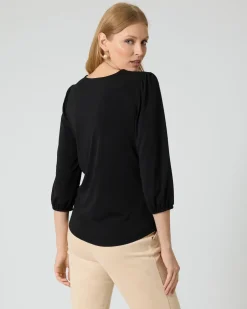 Outlet Shirt mit Smok-Einsatz Shirts & Tops