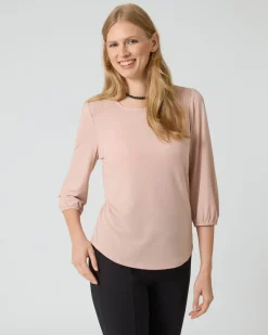 Outlet Shirt mit Smok-Einsatz Shirts & Tops