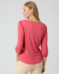 Outlet Shirt mit Smok-Einsatz Shirts & Tops