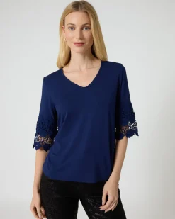 New Shirt mit Spitze Shirts & Tops