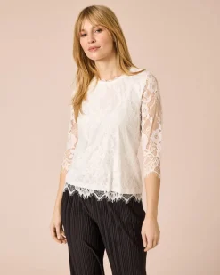 Outlet Shirt mit Spitze Shirts & Tops