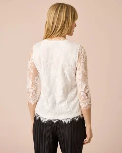 Outlet Shirt mit Spitze Shirts & Tops