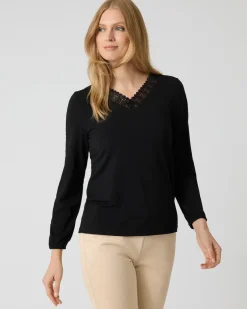 Clearance Shirt mit Spitze Shirts & Tops