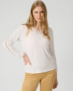 Clearance Shirt mit Spitze Shirts & Tops