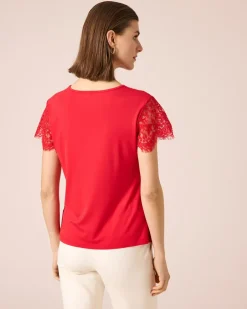 Sale Shirt mit Spitze Shirts & Tops