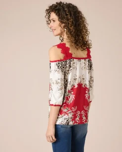 Outlet Shirt mit Spitzenträgern Shirts & Tops