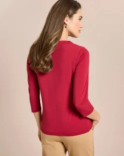 Clearance Shirt mit Stickerei und Applikation Shirts & Tops