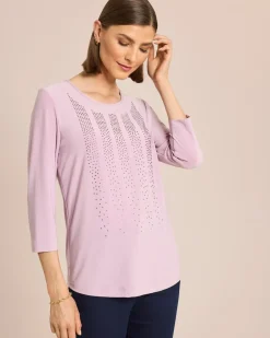 Shirt mit Strassdeko Shirts & Tops