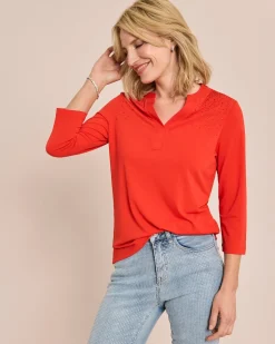 Hot Shirt mit Strasssteinhimmel Shirts & Tops