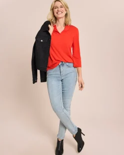 Hot Shirt mit Strasssteinhimmel Shirts & Tops