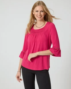 Clearance Shirt mit Trompetenärmel Shirts & Tops