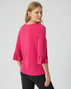 Clearance Shirt mit Trompetenärmel Shirts & Tops