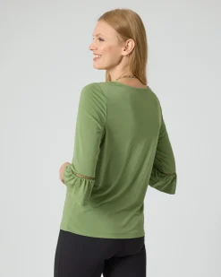 Clearance Shirt mit Trompetenärmel Shirts & Tops