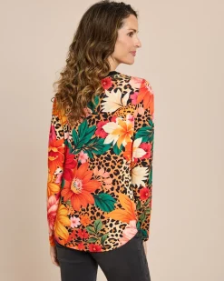 Outlet Shirt mit Tunika-Ausschnitt Shirts & Tops