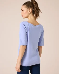 New Shirt mit U-Boot-Ausschnitt Shirts & Tops