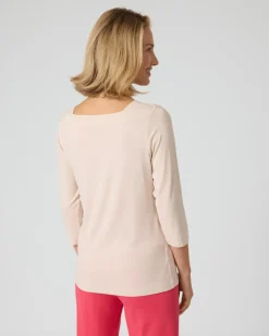 New Shirt mit U-Boot-Ausschnitt Shirts & Tops