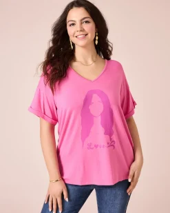 Shirt mit V-Ausschnitt Shirts & Tops