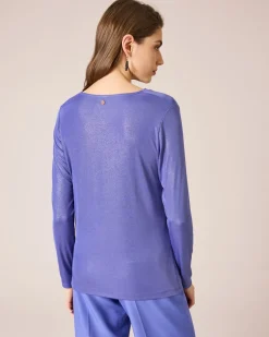 Outlet Shirt mit Wasserfallausschnitt Shirts & Tops