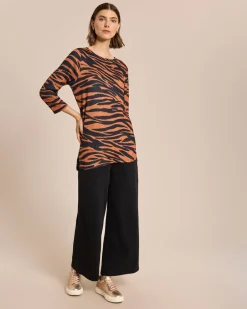 New Shirt Strick-Optik Animal Shirts & Tops