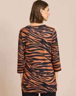 New Shirt Strick-Optik Animal Shirts & Tops