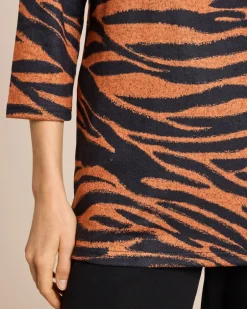 New Shirt Strick-Optik Animal Shirts & Tops